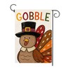Thanksgiving Garden Flag 12x18 Inch Double Sided for Outside Thankful