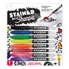 Sharpie Stained Permanent Fabric Marker, Assorted, 8-Pack (SAN1779005)