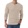 Sailwind Men's Henley Shirts Long Sleeve Casual Classic T-Shirts Button