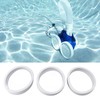 3PCS Pool Cleaner All Purpose Tire Rubber Pool Cleaner Wheel