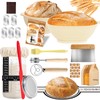 24 PCS Sourdough Starter Kit w/ 34oz Sourdough Starter Jar,