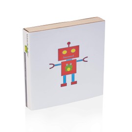 Kiddobloom Kids Stainless Steel Utensils or Flatware set (Set of 5, Robot flatware)