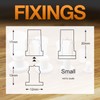 Small Nylon Plastic Sign locators - Stand-Off Fixings (Pack of