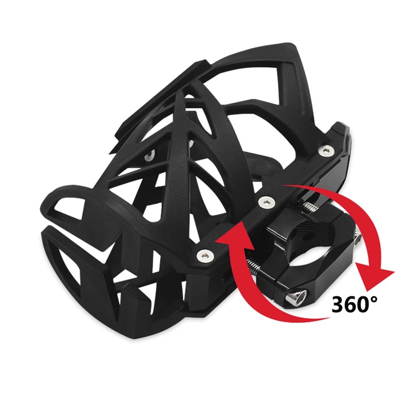 Motorcycle Water Bottle Drink Cup Holder Bracket Handlebar for 55-78mm