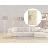 CAMGJORT RRKIV Rotary Replacement Dimmer Knobs, Ivory (5)