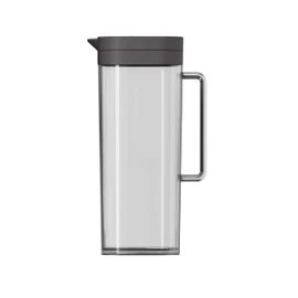 Asbel Barley Tea Pot, One Push Bio SP-200, Square, 0.7 gal (2.1 L), Black, Stylish