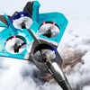 2.4 GHz Kids RC Glider Model LED Light Stable Flight