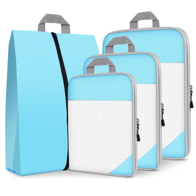 OSDUE Compression Packing Cubes Set, 4 Pieces Compression Packing Cubes,