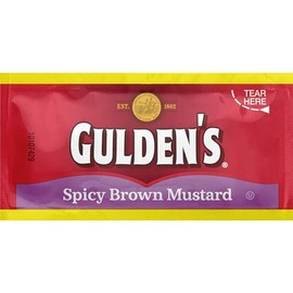 Gulden's Spicy Brown Mustard Packets, 0.32 Ounce (Pack of 500)