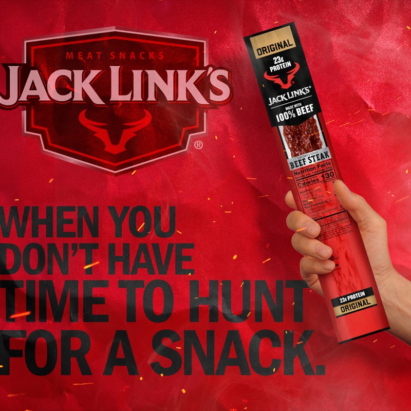Jack Link's Beef Steak, Original - Protein Snacks, Beef Jerky