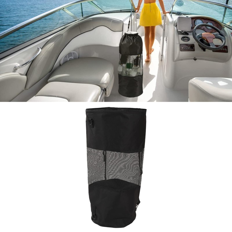 QANYEGN Marine Garbage Bag, Ventilated Mesh Garbage Bag, Large Capacity,