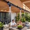 Outdoor Patio Misting System, 20–59 ft with 6–26 Brass Nozzles