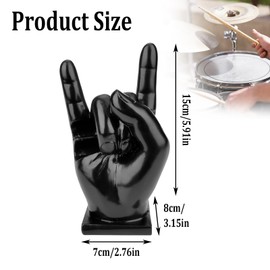 Drumstick Holder Hand Funny Stand Drumsticks Rock Hand Drum Sticks Holder Rack Mallet Drumstick Holder Home Decoration for Home Decoration, Gifts for Families and Friends