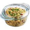 Simax Casserole Dish with Lid, Glass Casserole Dish, Holds 48