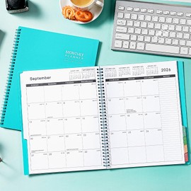 2026 Monthly Planner - January 2026 - December 2026, 12 Months Planner Calendar 2026, 9" x 11", Colorful Monthly Tabs, Suitable for School & Work