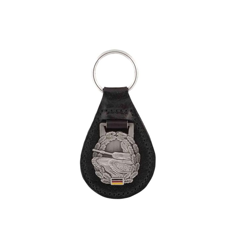 baum-m gmbh Keyring with German Army Troops Badge Metal Gift