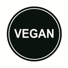 Vegan Sticker,1.5inch 300pcs Vegan Food Warning Sticker