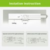 Tolery Bathroom Fan with Light Ceiling Mount Shower Ventilation Exhaust