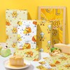 Pineraap 12 Sheets Cheese Wrapping Paper, Funny Gift Wrap Food