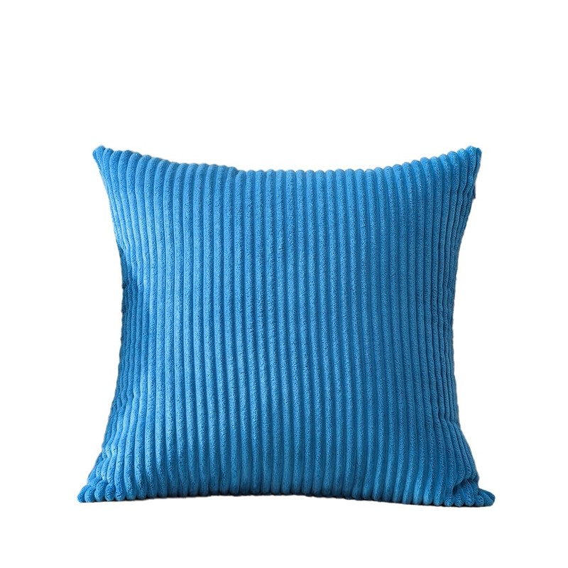 Artscope Cozy Striped Corduroy Pillow Covers Super Soft Decorative Square