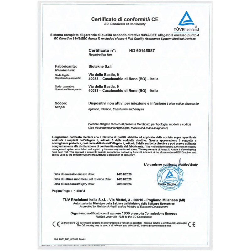Biotekne 23684 Sclerotherapy Needle Filler 32G 0.23 x 12 mm,