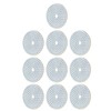 10Pcs 3in Diamond Wet Polishing Pad Soft Grinding Discs Polisher