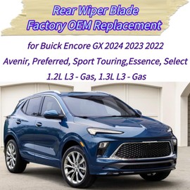 Rear Wiper Blade for Buick Encore GX 2022-2024 2023| Exact Fit Avenir Preferred Sport Touring Essence Select 1.2L 1.3L Models | OEM Replacement Rear Back Windshield Wiper Blade