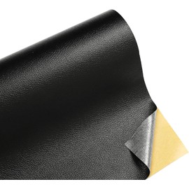 BetterJonny Leather Repair Patch, 11.8x54inch Self-Adhesive Couch Patch, Large Leather Repair Tape for Couches, Furniture, Car Seats, Cabinets, Office Chairs, Handbags (Black)