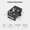 Nitze Quick Release NATO Clamp with 1/4” Screws and Removable