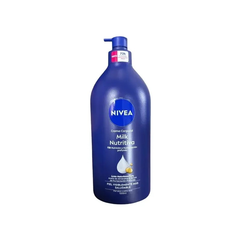 Nivea Crema Corporal Milk Nutritiva Piel Extra Seca 1l