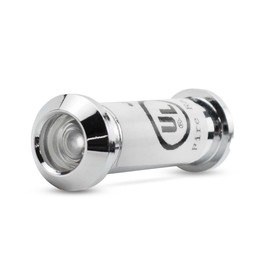 SANATO Polished Chrome Door Viewer Door Peephole UL Listed Fire Proof 180 Degree, Diameter 1/2"(12mm), Fits Door Thickness 1-3/8" to 2-6/25" (35-57mm) US26