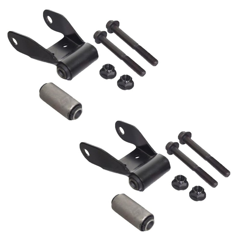 OTMGTGM Rear Leaf Spring Hanger Bracket and Shackle Kit Compatible