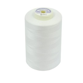 FUJIX キングスパン (ポリエステルミシン糸) 90番/5000m COL.401 白