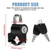 PSLER Motorcycle Helmet Lock- with 2 Keys Universal Anti Theft