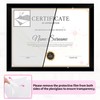 HOMERHYME Diploma Frame, 8.5 by 11 Black Picture Frames, Certificate