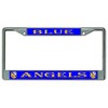 Blue Angels Chrome License Plate Frame