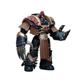 JOYTOY Warhammer 40.000 1/18 Figura de acción Sons of Horus Justaerin Terminator Squad Justaerin con garras de rayos modelo de regalo de cumpleaños