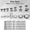 Pstyle. PST-142 Hexagon Flange Nuts 304 Stainless Steel DIY M4