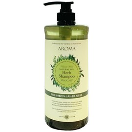 아로마 자연99% 허브 샴푸 / 자연유레 / 라벤더 / 페처민트, 1L, 2개 Aroma Natural 99% Herb Shampoo / Natur Urey / Lavender / Peppermint, 1L, 2 Pack, 1L × 1개