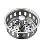 SANEI PH62F-L Sink Drain Stopper with Water Stop Function, Diameter