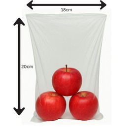 Clear Plastic Bags 800 x Food Bag | Freezer bag on Roll Multi Use Sandwich Bags | Fruit veg Sandwich Freezer Groceries Nuts Storage Plastic Reusable