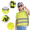AYKRM 10-14 Year Kids High Visibility Reflective Vest High Vis