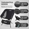 MARCHWAY Lightweight Folding Camping Chair, Portable Foldable Compact for Outdoor