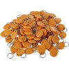 50 X Yellow RFID Tags Key fobs - 125Khz READ