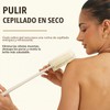 Cepillo para Espalda 3 Caras, Mango Largo para Ducha (Caqui)