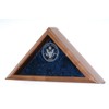 Engraved Military Service 3x5 Flag Display Case - (Army Engraved