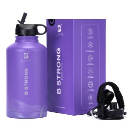 Botella Térmica de Acero Inoxidable B Stong 2L Color Violeta Libre de BPA B Life