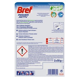 Bref Power Activ Duplo Zitrone Korb WC-Paket 2 x 50 gr – Total: 100 gr