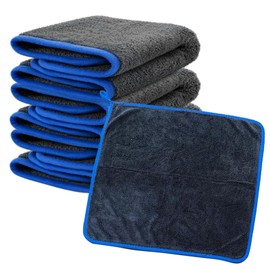 Pixaro Microfibre Car Cloths, Pack of 3, Car Drying Cloth, Microfibre Cloth, Car Care with Extreme Absorbency, Soft Polishing Cloths for Professional Car Care, 600 g/Piece, 40 x 40 cm