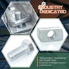 10 Pack Channel Nut and 1/2" x 15/16" Bolt for